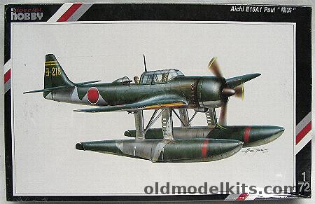 Special Hobby 1/72 Aichi E16A1 Paul - With Decals For Two Different Japanese Aircraft Or Captured American Aircraft, 72013 plastic model kit